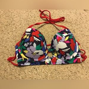 ABERCROMBIE & FITCH BATHING SUIT TOP SWIM 32D EUC